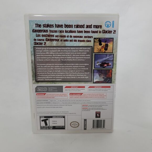 Glacier 2 (Nintendo Wii) Complete with Manual CIB - Picture 4 of 5